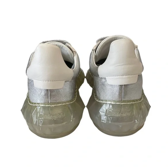 JIMMY CHOO Diamond Chunky Sole Metallic Sneakers Trainers \\ 36.5 - Picture 5 of 12
